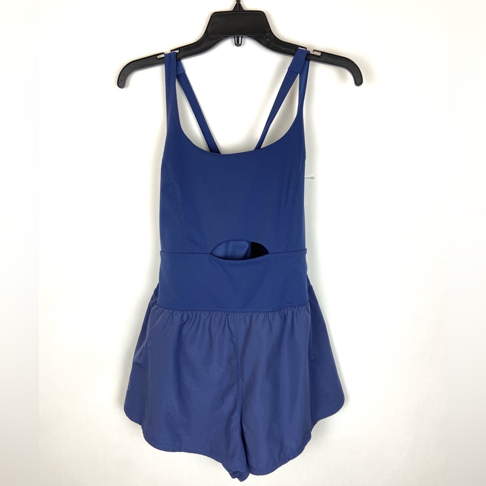 Free People Righteous Runsie Romper Athletic Size Large Blue - Picture 7 of 16